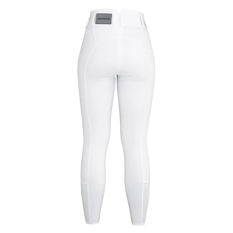 Equetech Ultimo Full Grip Womens Competition Breeches - White-1