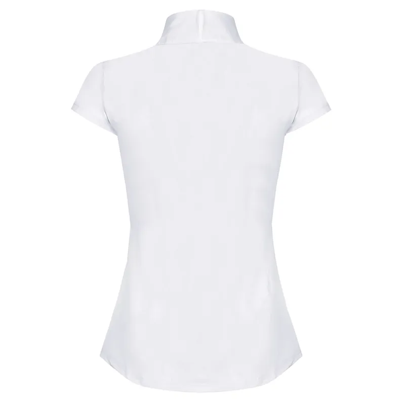 Equetech Mia Lace Womens Show Shirt - White-2