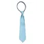 Equetech Polka Dot Junior Zipper Show Tie - Light Blue/Navy