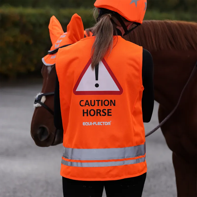 EQUI-FLECTOR Adults Safety Vest - Orange-4