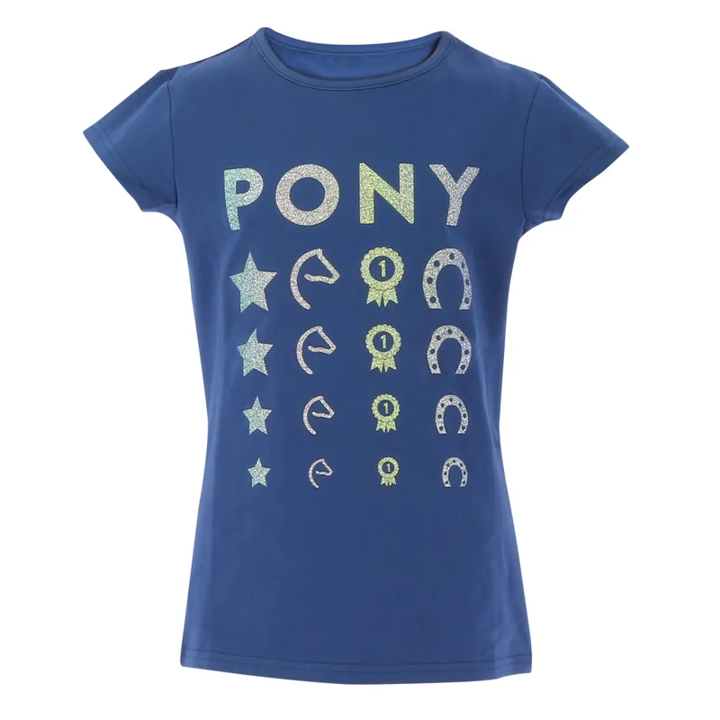 Equi-Kids Lise Junior T-Shirt - Navy - 4yrs
