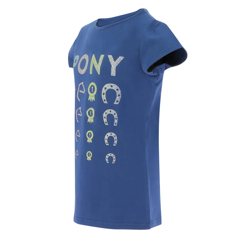 Equi-Kids Lise Junior T-Shirt - Navy - 4yrs-1