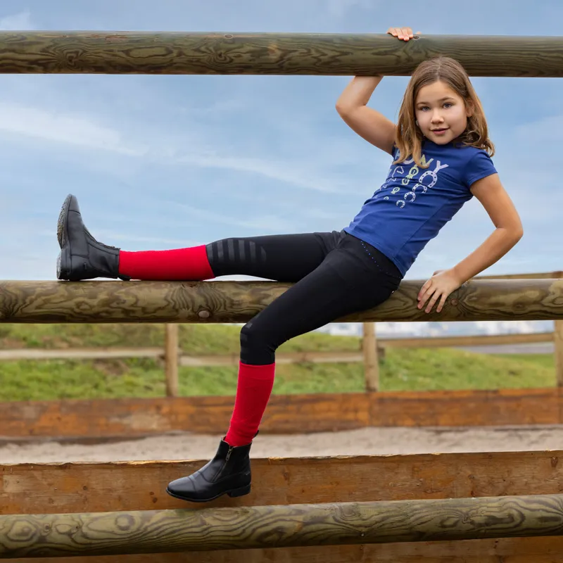 Equi-Kids Lise Junior T-Shirt - Navy - 4yrs-2
