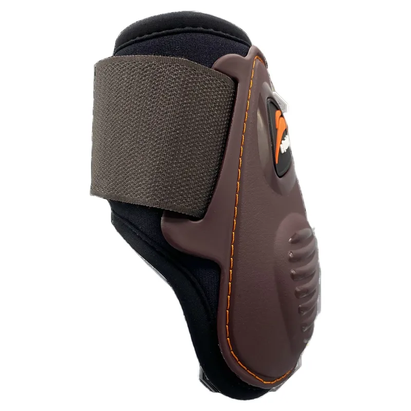 eQuick eLight Rear Fetlock Boots - Brown-3