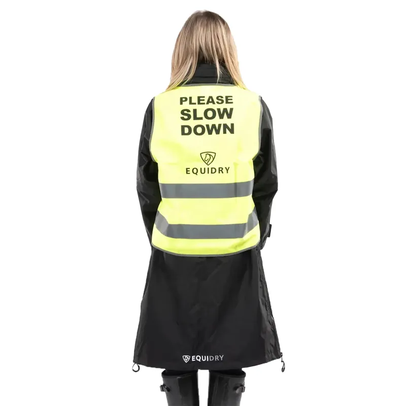 EQUIDRY PLEASE SLOW DOWN Junior High Vis Vest - Yellow