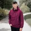 Equidry Storm Smock Waterproof Quarter Zip Adults Jacket - Burgundy