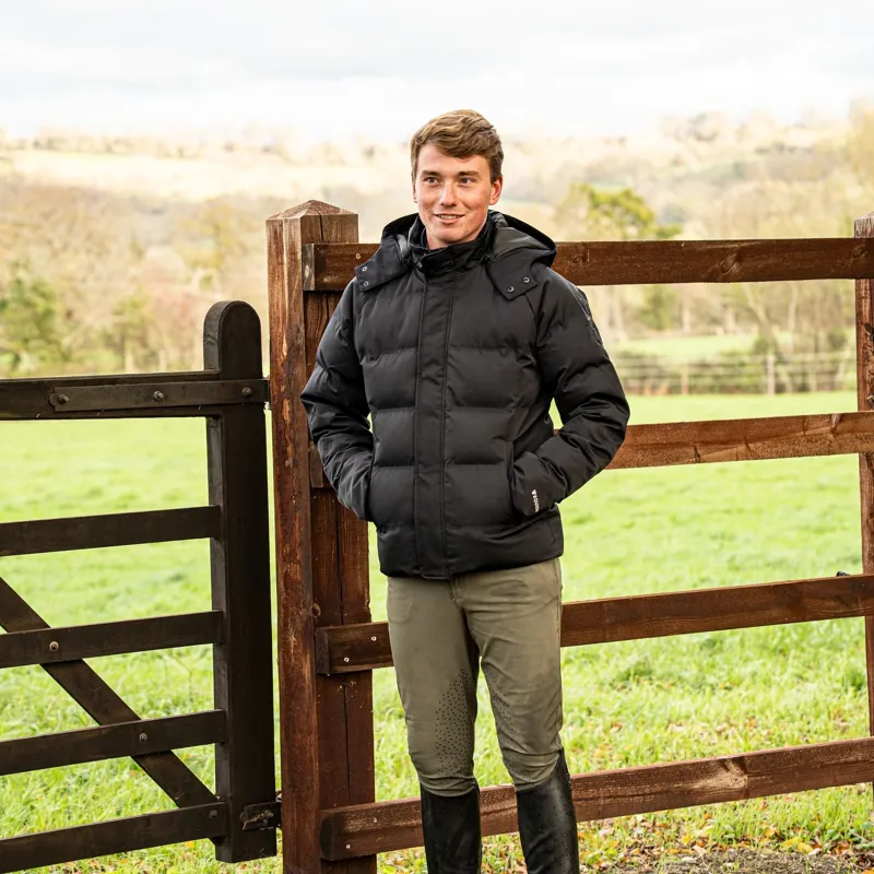 EQUIDRY Tor Mens Waterproof Puffer Jacket - Black-6