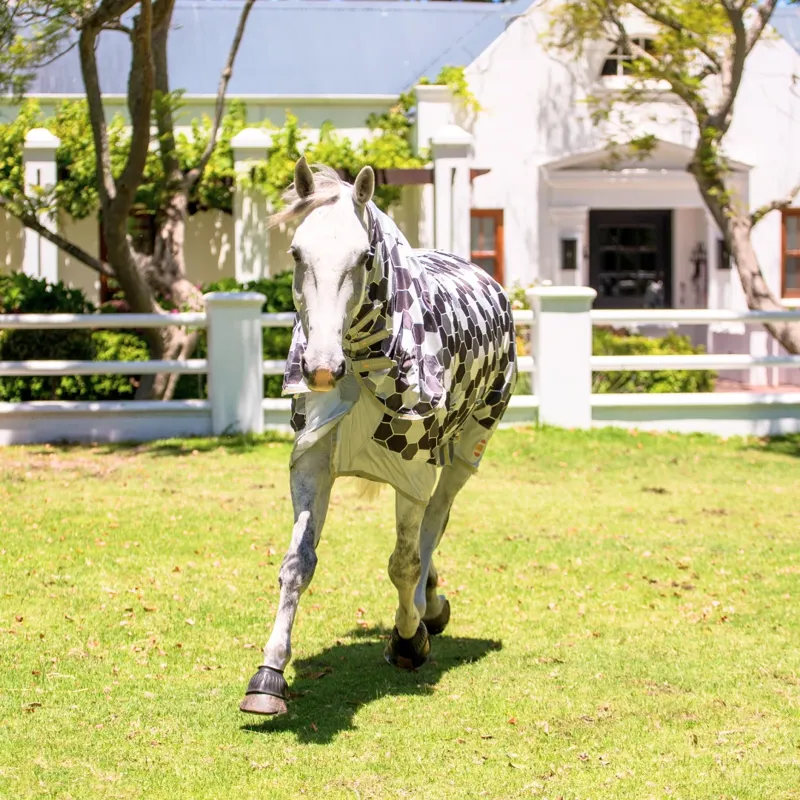 Equilibrium Field Relief Combo Neck Fly Rug - Hexagon Grey-10
