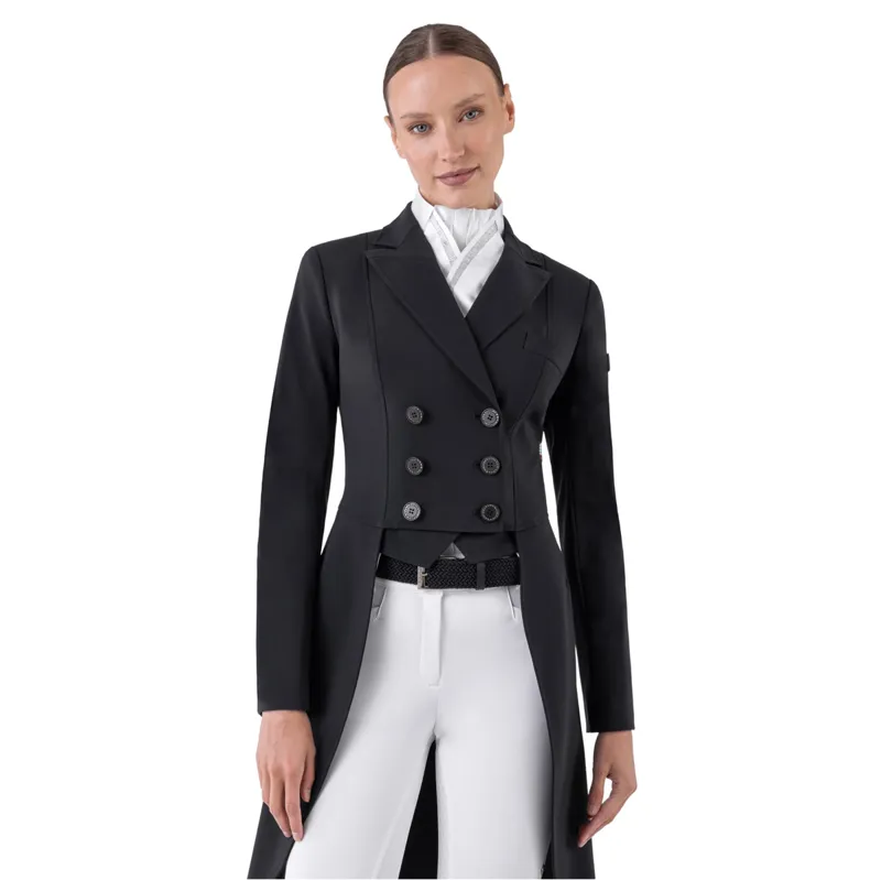 Equiline Aurora Womens Dressage Tails - Black-2