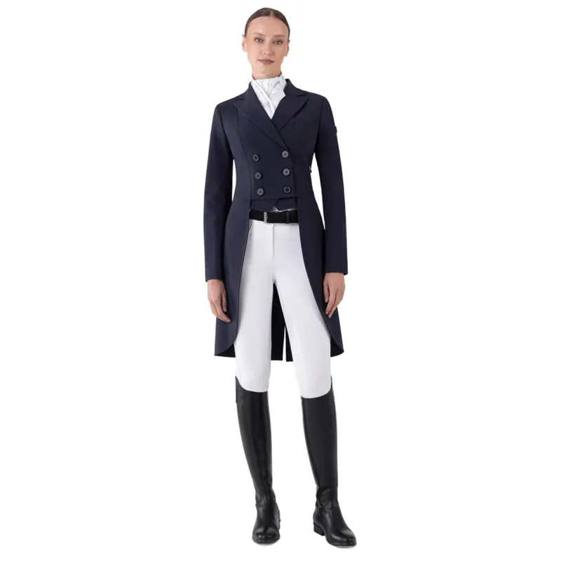 Equiline Aurora Womens Dressage Tails - Blue