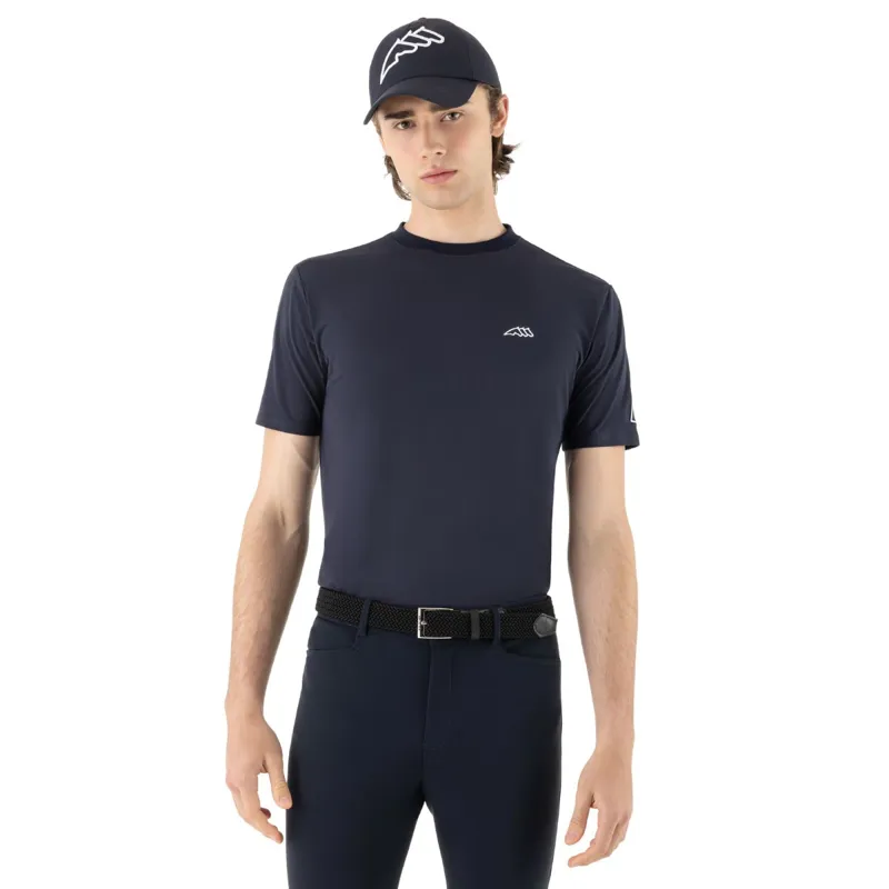 Equiline Eqcarge Mens Short Sleeve T-Shirt - Blue-6