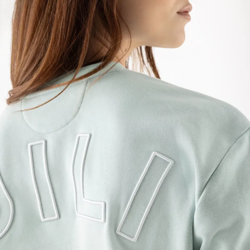 Equiline Eqcarly Womens Pull On Sweater - Surf Green-6