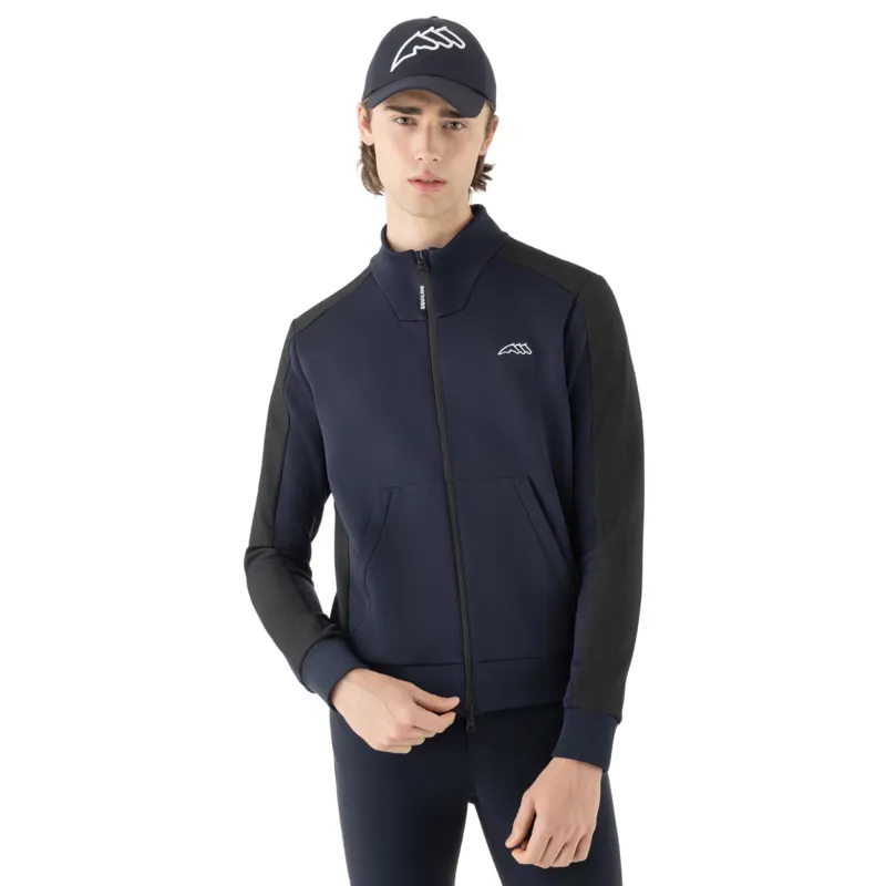 Equiline Eqcelfa Mens Full Zip Sweatshirt - Blue