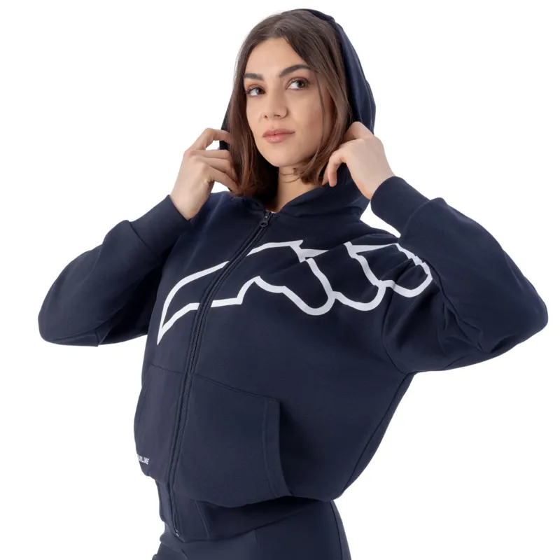 Equiline Eqcorgia Womens Full Zip Hoodie - Blue