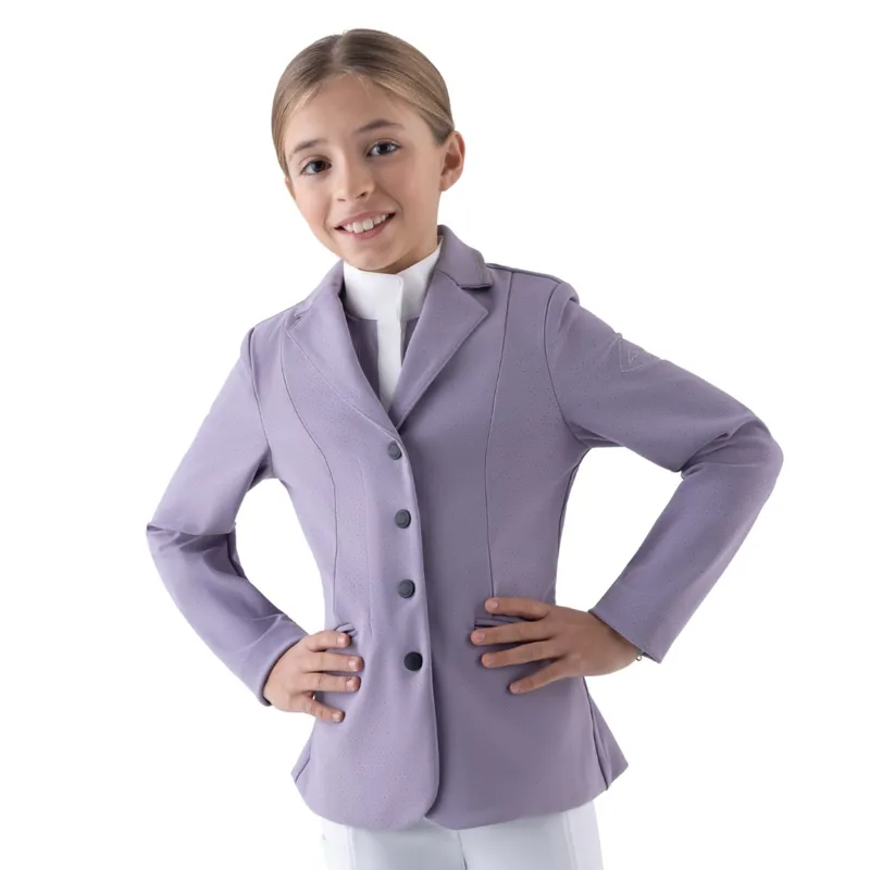 Equiline Eqgina Junior Girls Show Jacket - Mauve