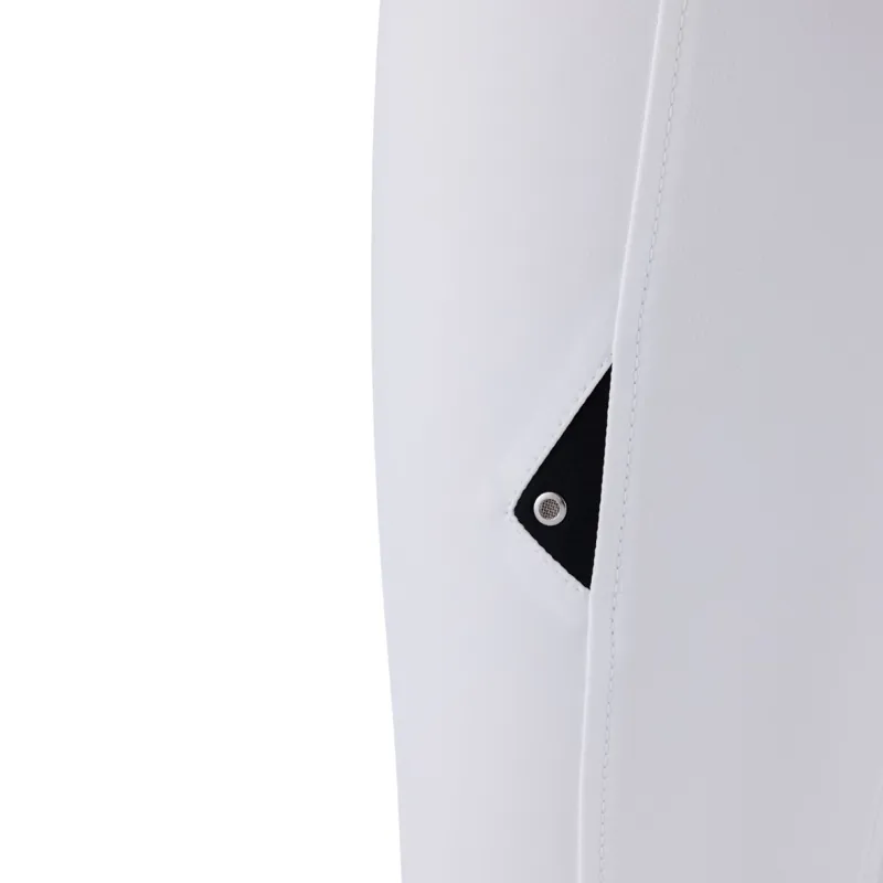 Equiline Eqgurf BX-TECH Full Grip Womens Breeches - White-5