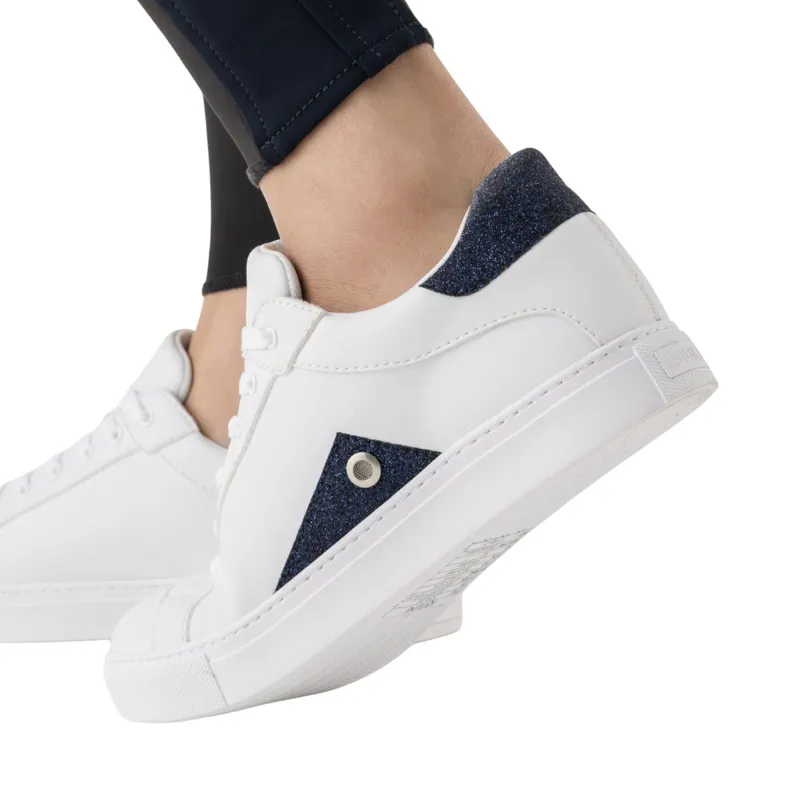 Equiline Eqrudig Ladies Trainers - White/Blue-2