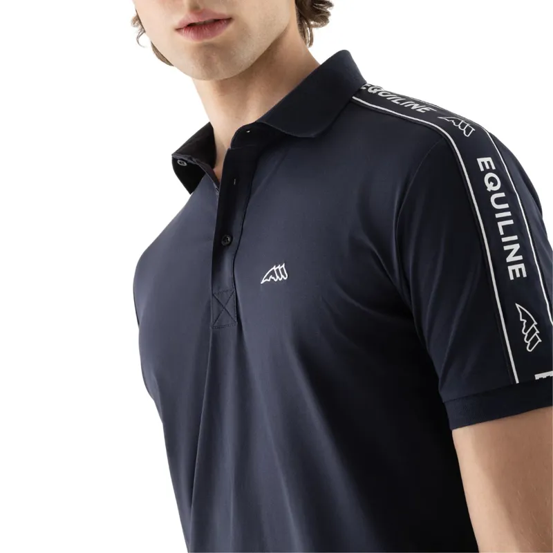 Equiline Eqcravet Mens Polo Shirt - Blue-3