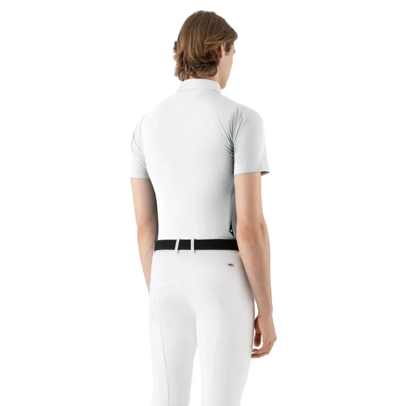 Equiline Eqcilort Mens Short Sleeve Competition Shirt - White-1
