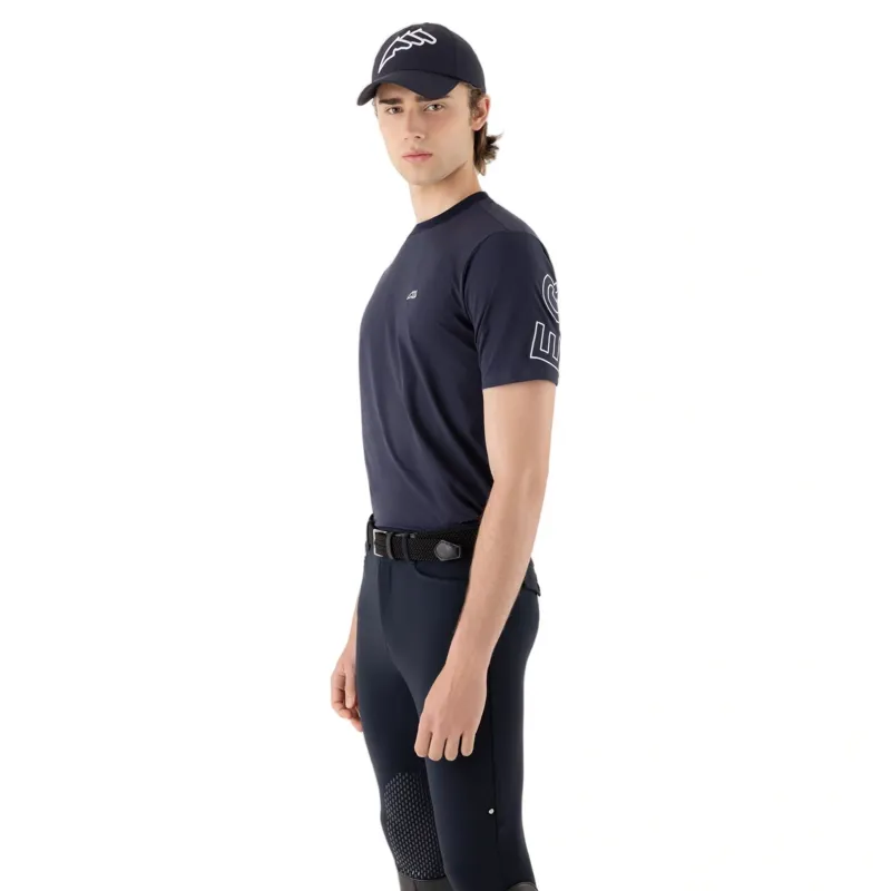 Equiline Eqcarge Mens Short Sleeve T-Shirt - Blue-2