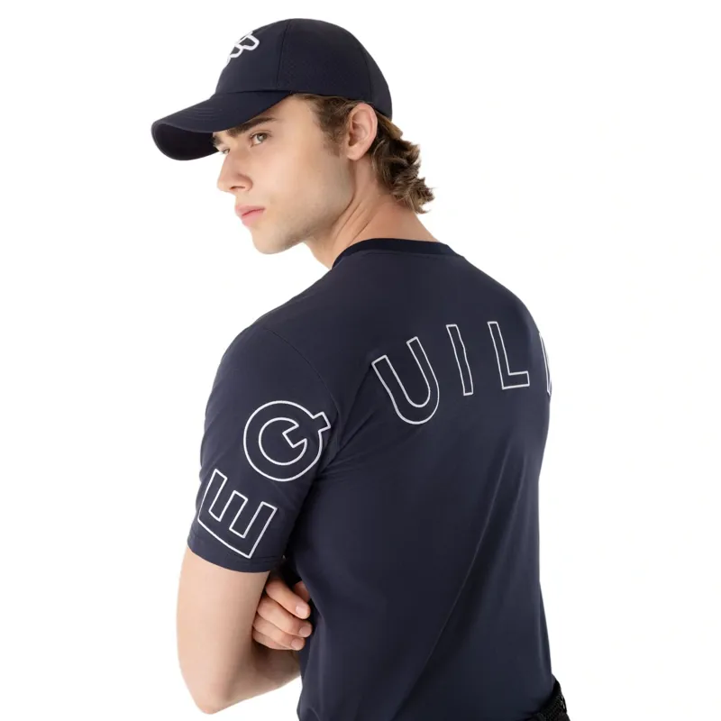 Equiline Eqcarge Mens Short Sleeve T-Shirt - Blue-5