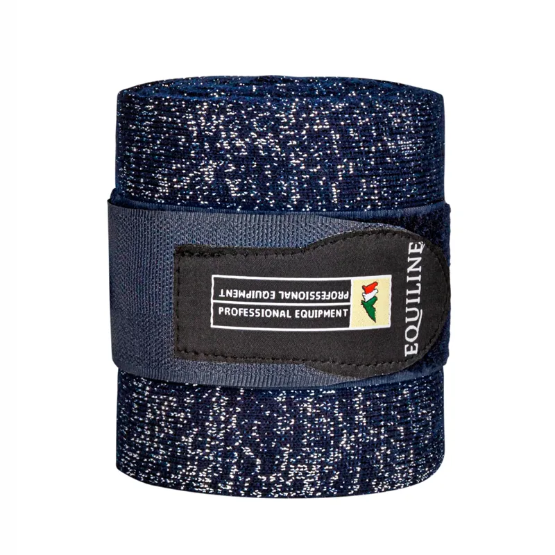 Equiline Glitter Bandages - Blue