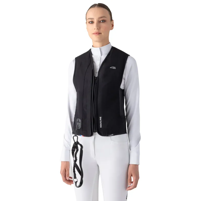 Equiline Belair Unisex Air Jacket Level 1 Back Protector - Black