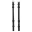 Equiline Flat Cheek Pieces - Black