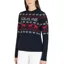 Equiline Nitan Womens Sweater - Blue/Red