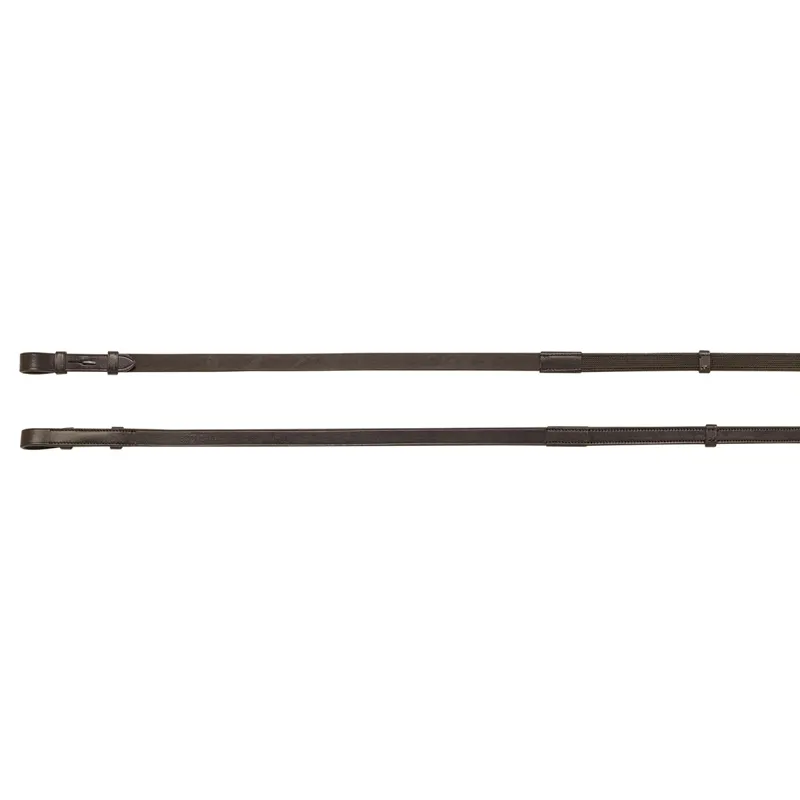 Equiline Inside Grip Continental Reins - Brown