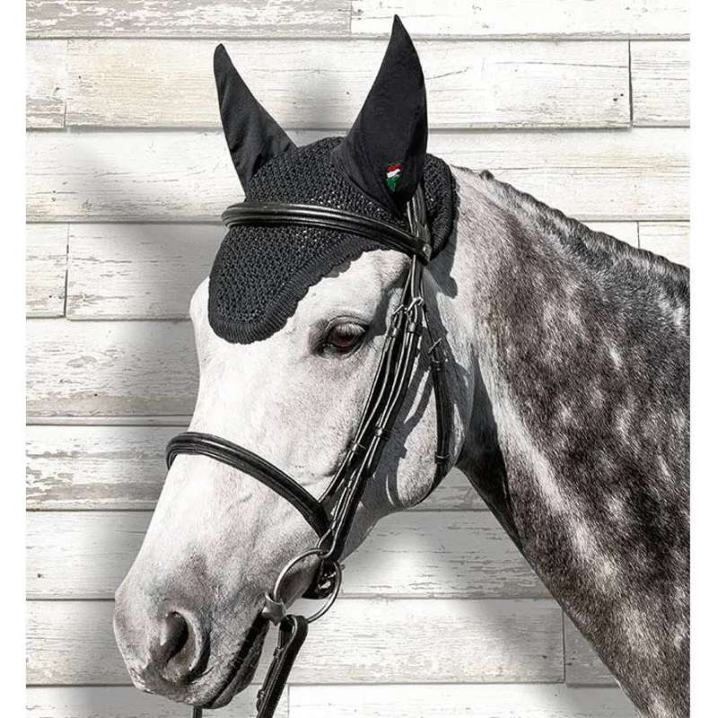 Equiline Kim Competition Ears - Black-1