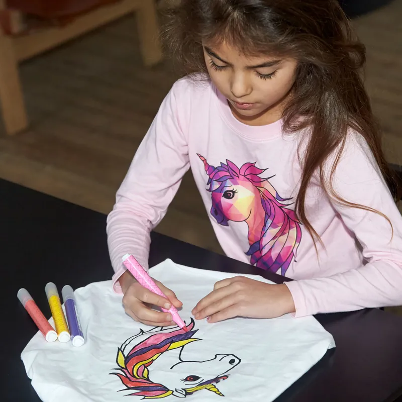 Equipage EQ Create Junior Colouring-In T-Shirt - White-1