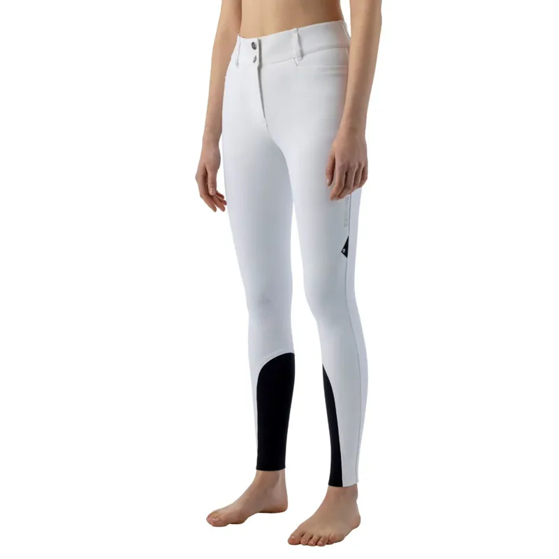 Equiline Edison BX-TECH Full Grip Womens Competition Breeches - White