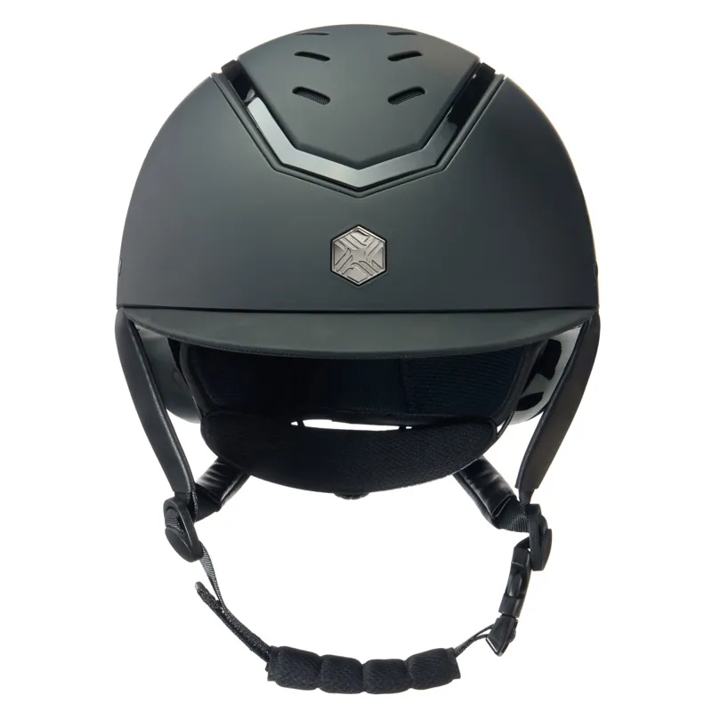 Charles Owen EQx Kylo Riding Hat - Black Matte/Black Gloss-1