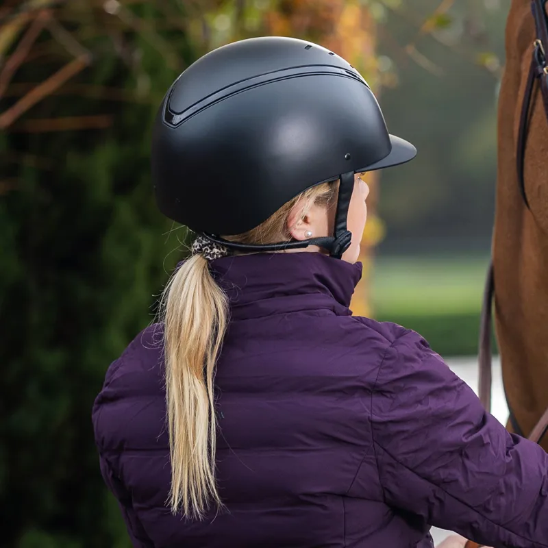 Charles Owen EQx Kylo Riding Hat - Black Matte/Black Gloss-7