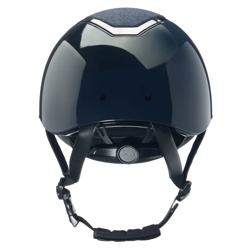 Charles Owen EQx Kylo Sparkly Riding Hat - Navy Gloss/Pewter-1