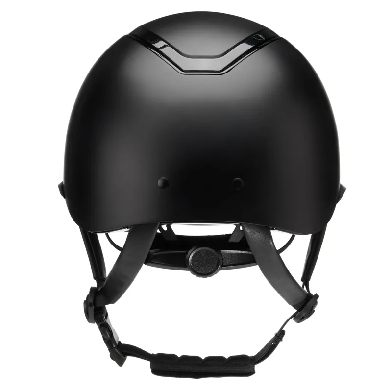 Charles Owen EQx Kylo Wide Peak Riding Hat - Black Matte/Black Gloss-1
