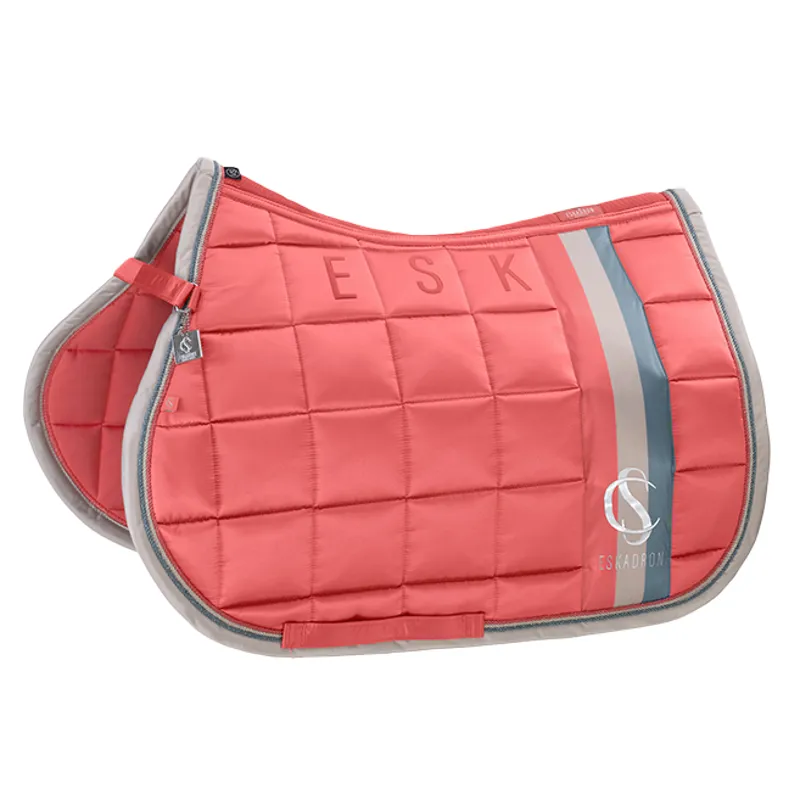 Eskadron Classic Sports Big Square GP Saddlecloth - Coral Blossom