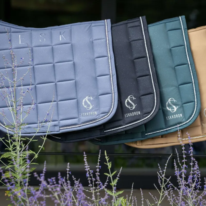 Eskadron Classic Sports Big Square Sparkle Dressage Saddlecloth - Orchid-1