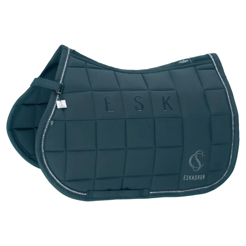 Eskadron Classic Sports Big Square Sparkle GP Saddlecloth - Ocean