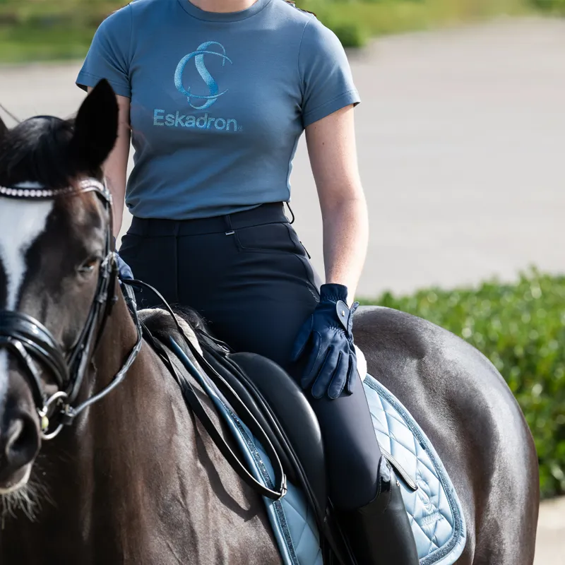 Eskadron Classic Sports Ladies T-Shirt - Steel Blue-2