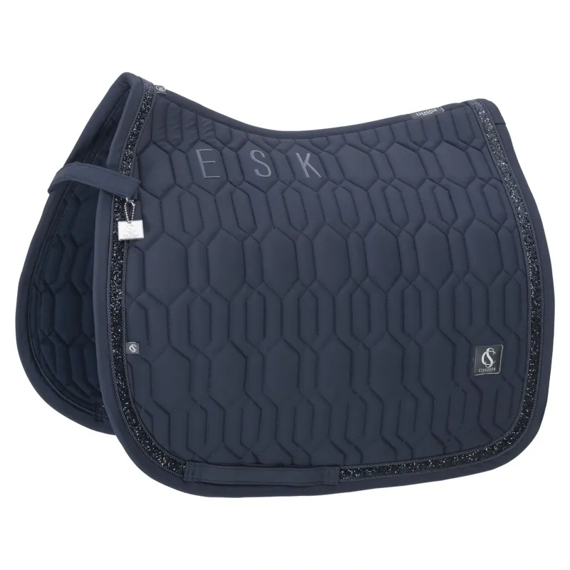 Eskadron Classic Sports Softshell Jewel Dressage Saddlecloth - Navy