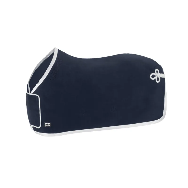 Eskadron Fleece Show Rug - Navy/White