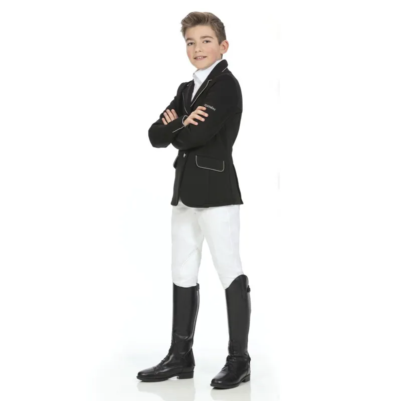 Equi-Theme Childrens Leather Riding Boots - Black-2