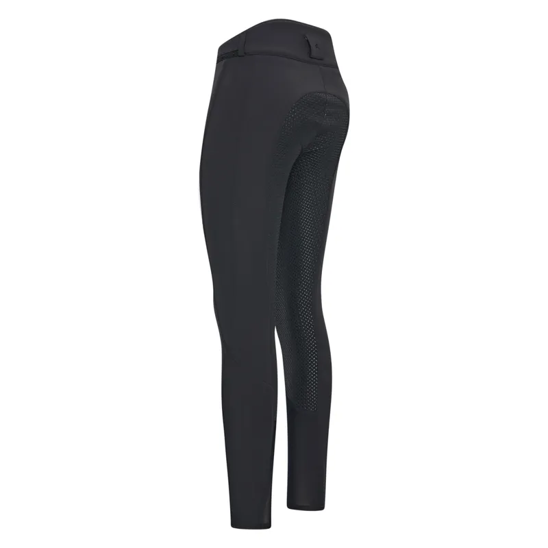 Euro-Star Equitation Queen Diamond Full Grip Ladies Breeches - Black-1