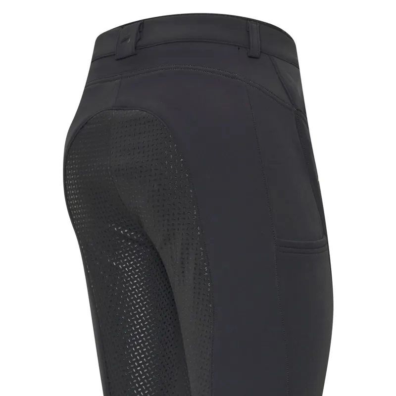 Euro-Star Fame Fashion Softshell Full Grip Breeches - Black - UK16-1
