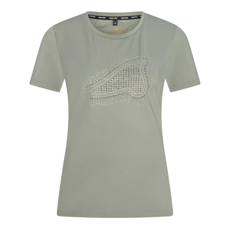 Euro-Star Mirella Ladies T-Shirt - Castor Grey - UK6