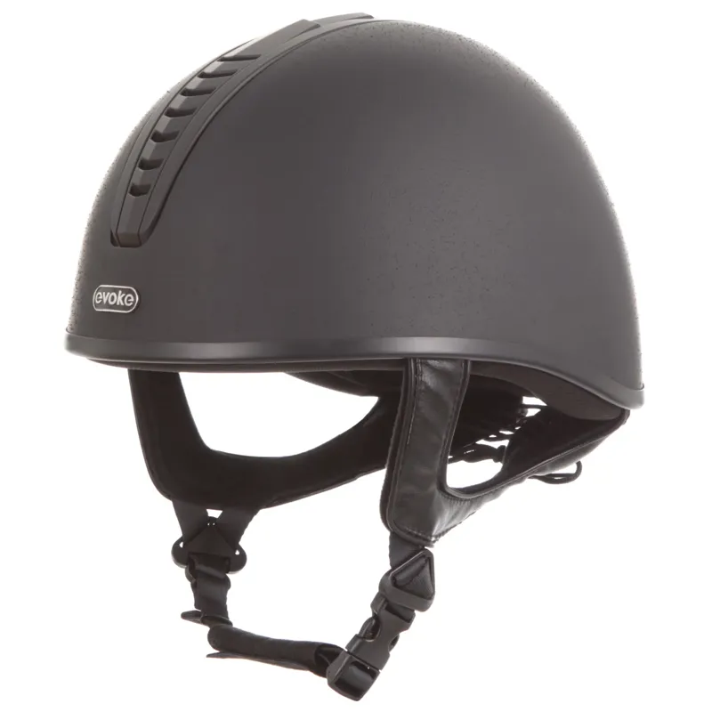 Evoke Orion JS4K MIPS Junior Jockey Skull Riding Hat - Black