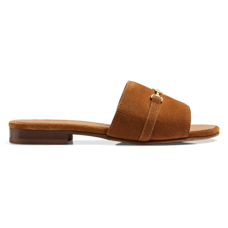 Fairfax and Favor Heacham Ladies Sandals - Tan Suede-2