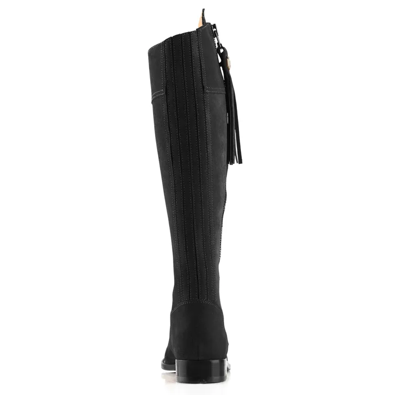 Fairfax and Favor Regina Flat Boots - Black Suede-2